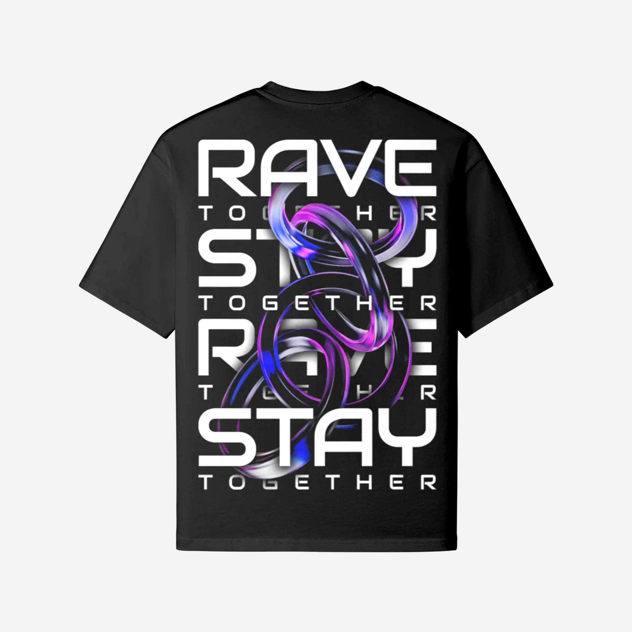 Unisex Boxy T-shirt - Rave Together, Stay Together