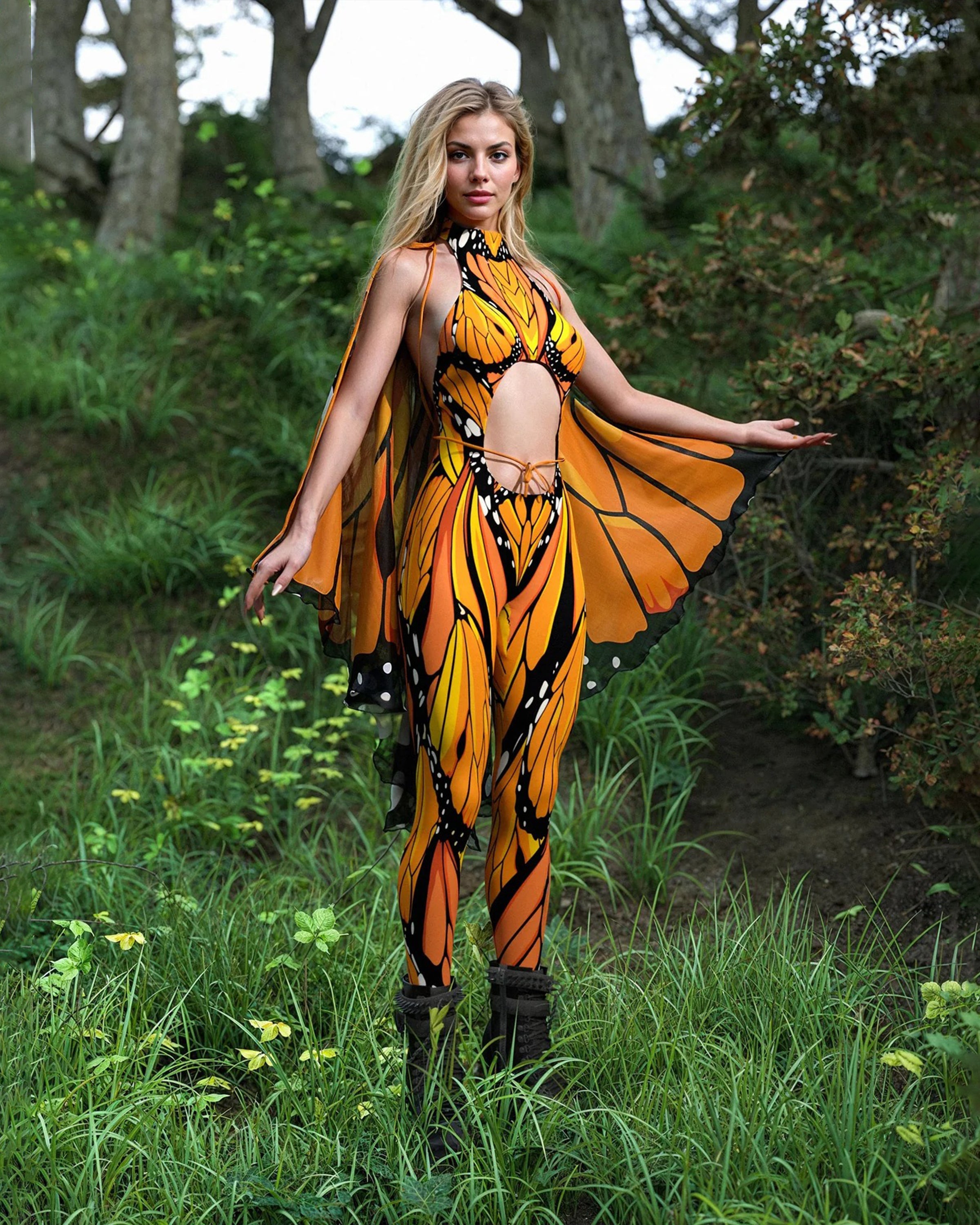 Fly Away Mesh Butterfly Set