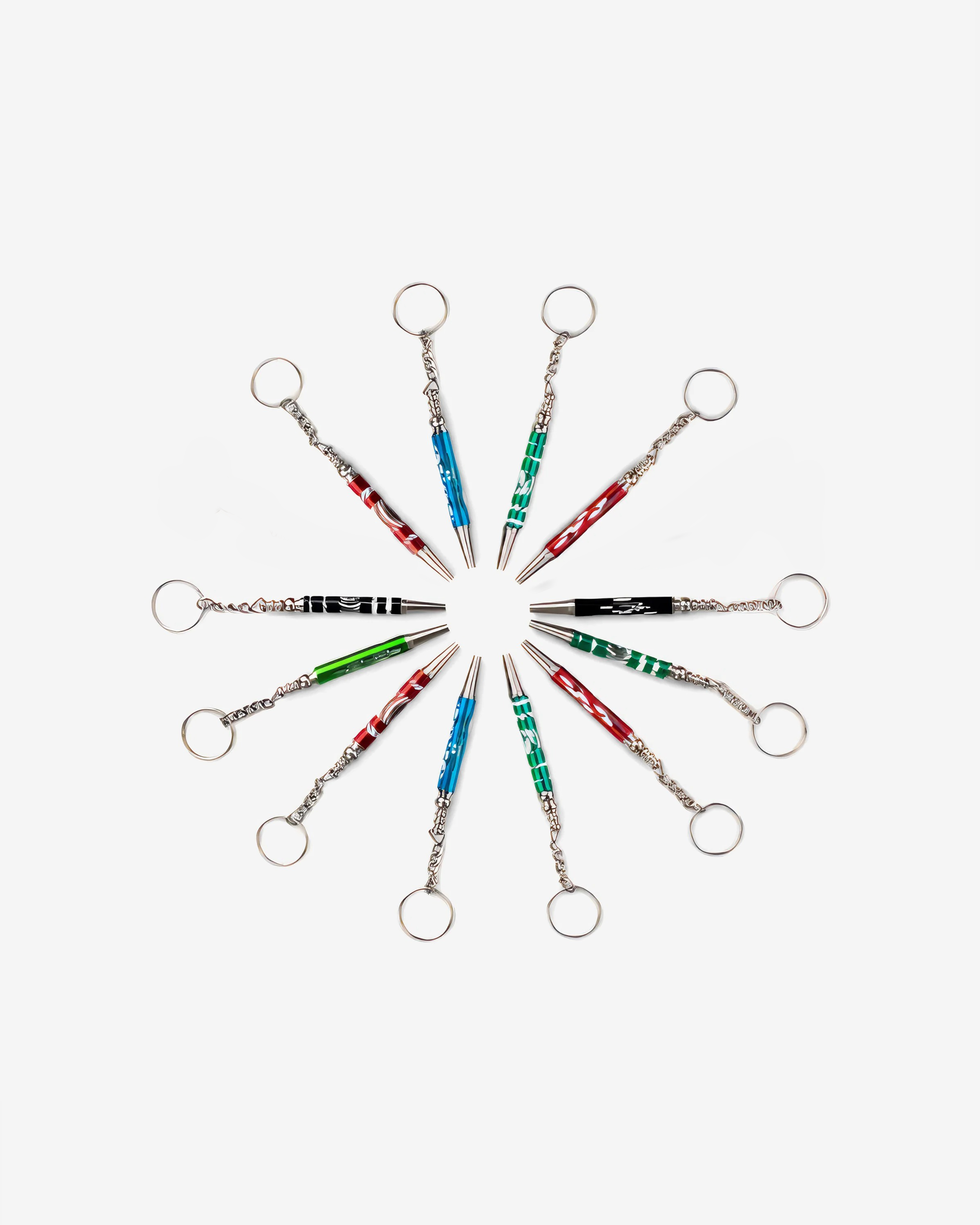 Pen Straw on Keyring