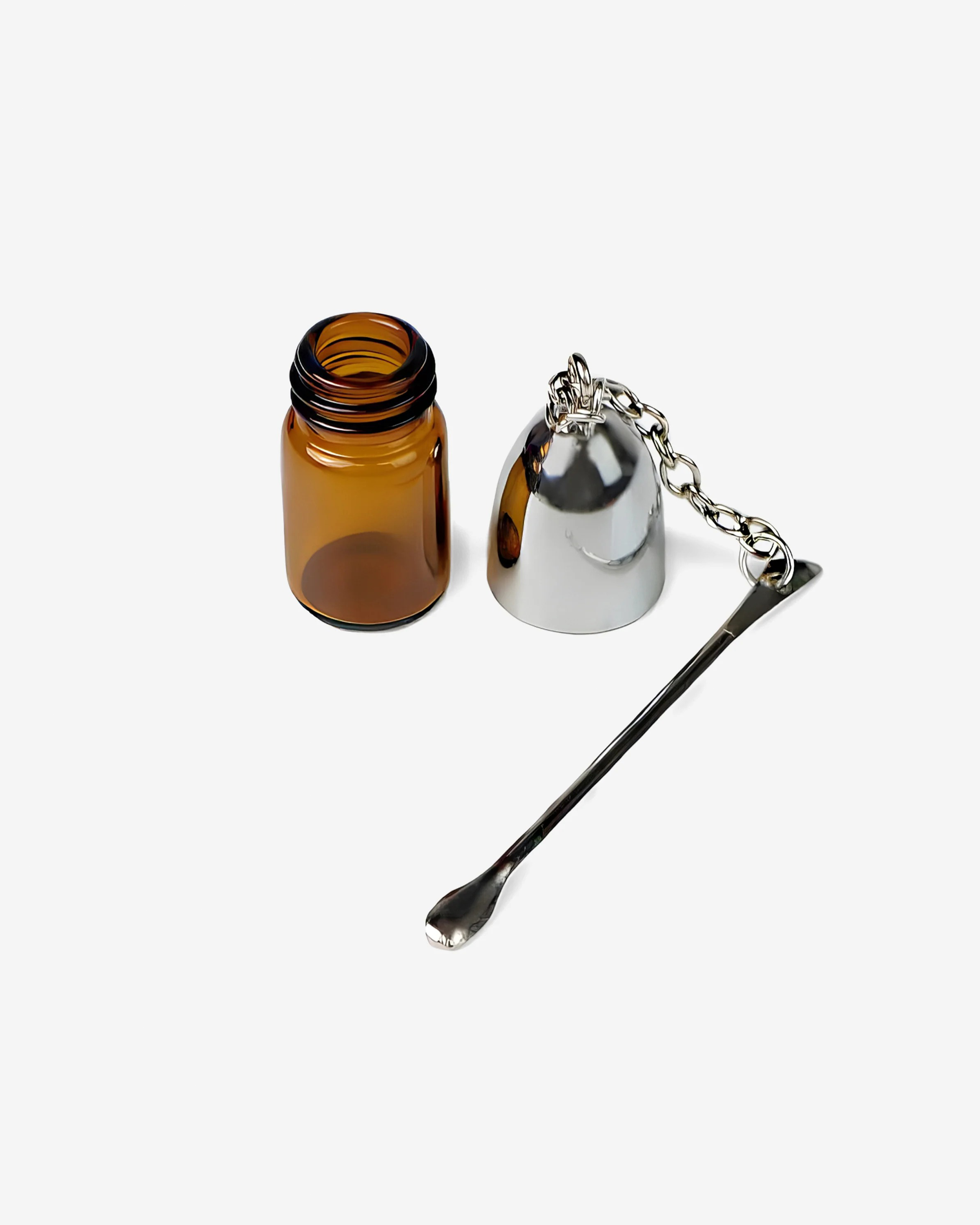 Glass Dispenser with Spoon