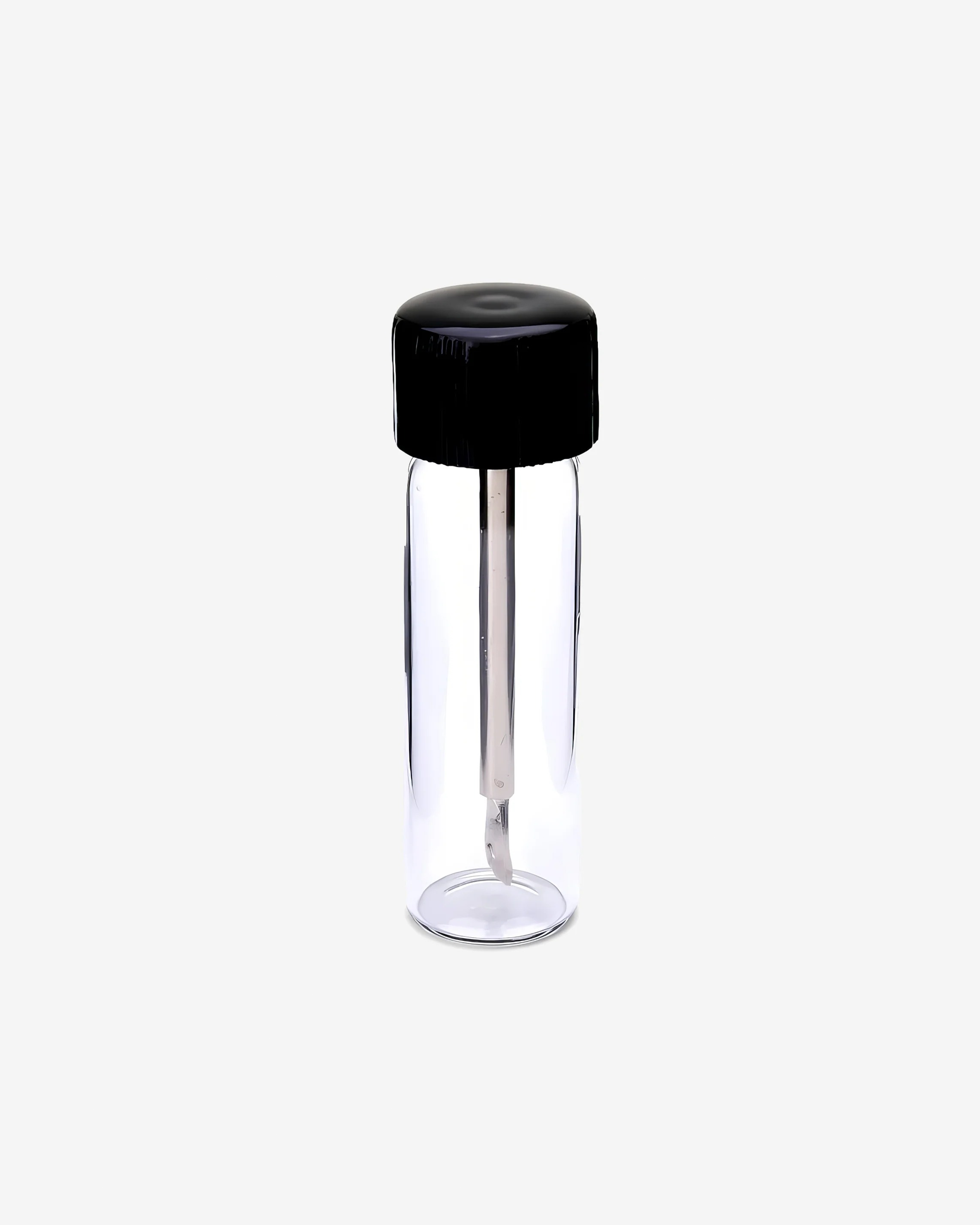 Glass Bottle with Telescopic Spoon